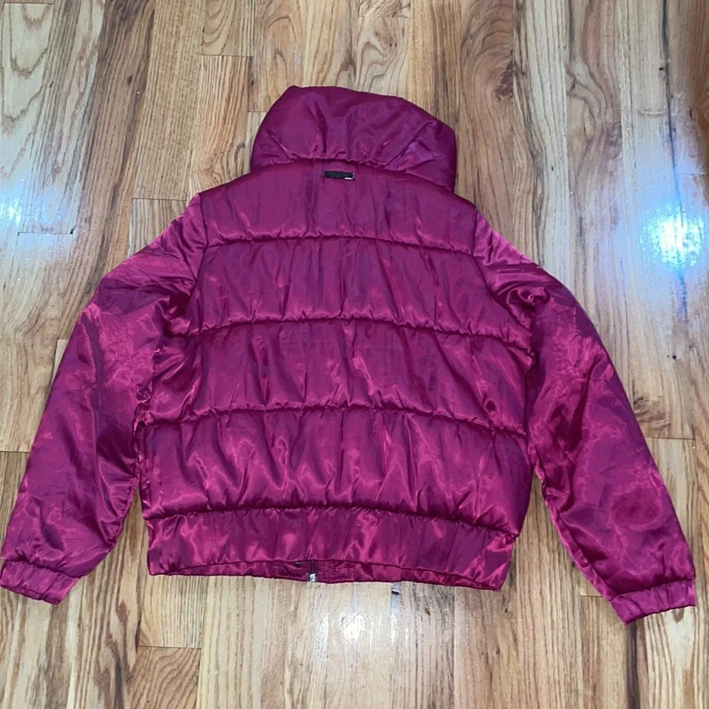 NEW Y2K Kimora Lee Baby Phat Quilted Coat Puffer Jacket Pink XL